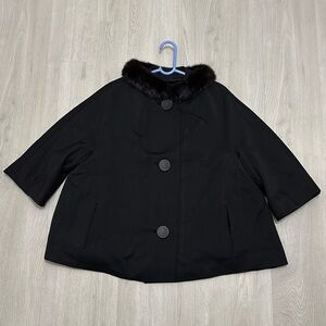 🔥BUNDLESALE Ladies M Forstmann virgin wool and mink fur cape vintage